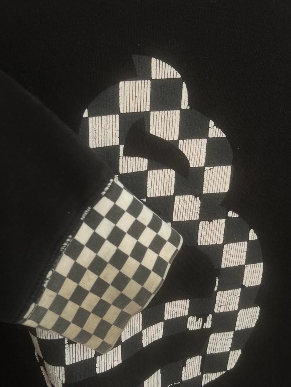 Billionaire Boys Club lack Checkerboard Ice Cream Graphic Crewneck Sweater - Picture 6 of 6